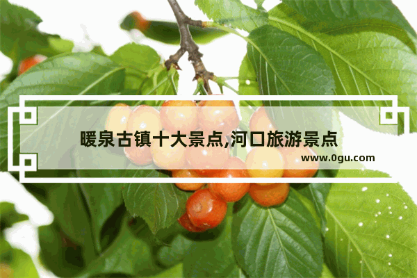 暖泉古镇十大景点,河口旅游景点