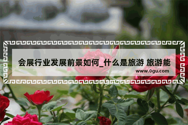会展行业发展前景如何_什么是旅游 旅游能满足游客什么需求