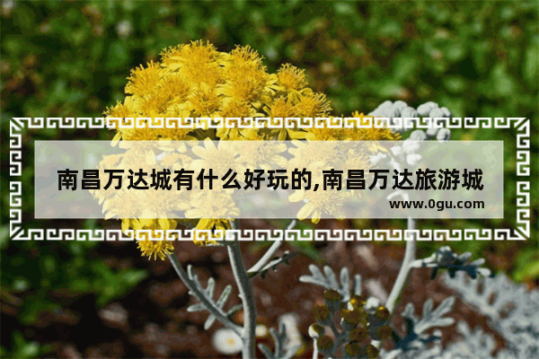 南昌万达城有什么好玩的,南昌万达旅游城
