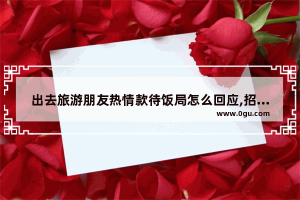 出去旅游朋友热情款待饭局怎么回应,招待旅游