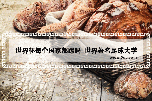 世界杯每个国家都踢吗_世界著名足球大学