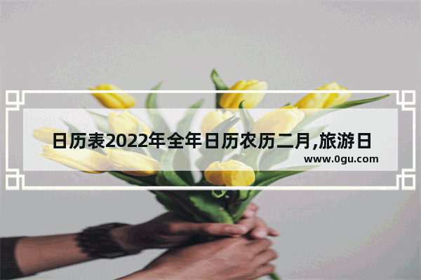 日历表2022年全年日历农历二月,旅游日历