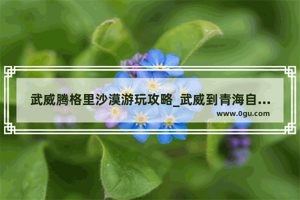 武威腾格里沙漠游玩攻略_武威到青海自驾游最佳路线