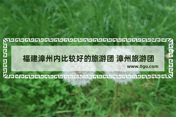 福建漳州内比较好的旅游团 漳州旅游团