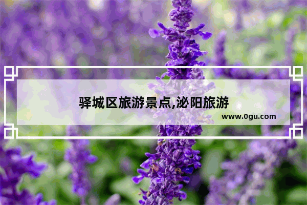 驿城区旅游景点,泌阳旅游