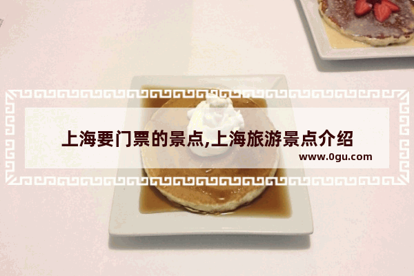 上海要门票的景点,上海旅游景点介绍