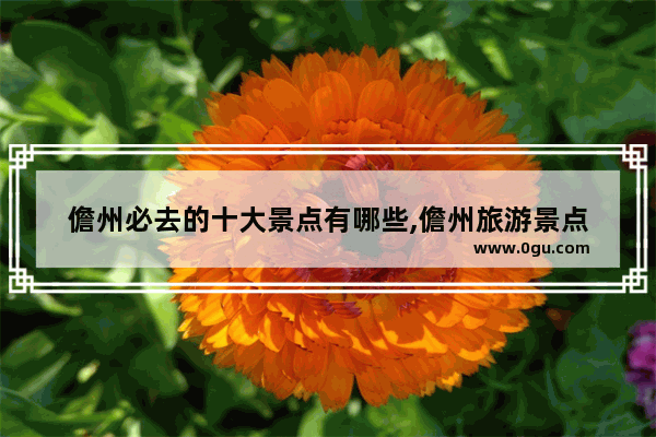 儋州必去的十大景点有哪些,儋州旅游景点