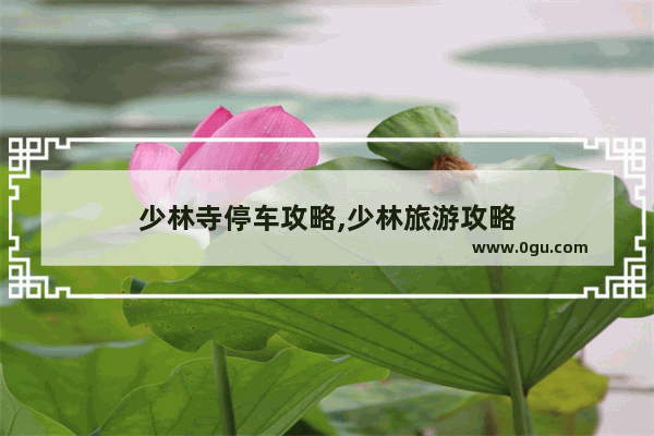 少林寺停车攻略,少林旅游攻略