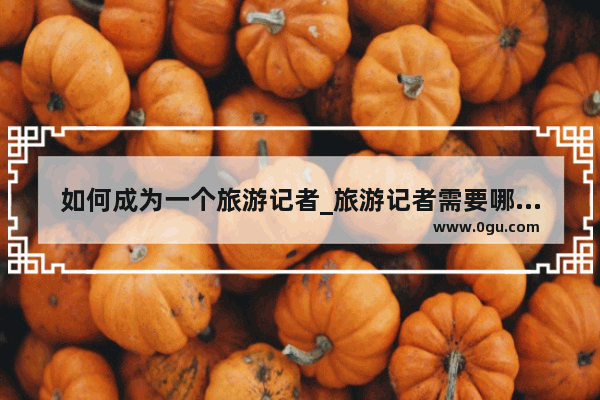 如何成为一个旅游记者_旅游记者需要哪些条件