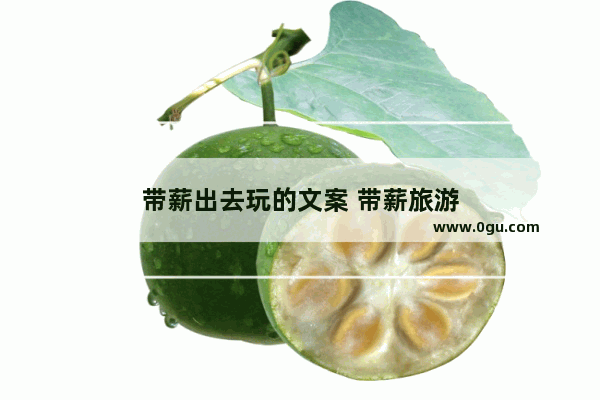 带薪出去玩的文案 带薪旅游