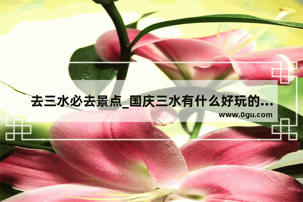 去三水必去景点_国庆三水有什么好玩的地方