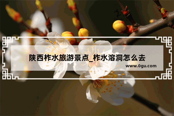 陕西柞水旅游景点_柞水溶洞怎么去
