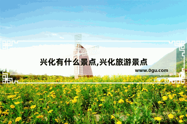 兴化有什么景点,兴化旅游景点