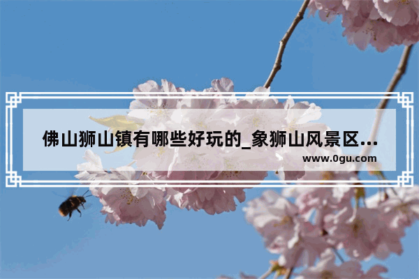 佛山狮山镇有哪些好玩的_象狮山风景区介绍