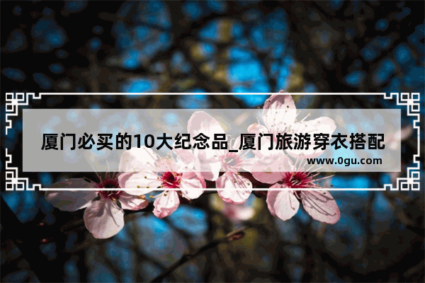 厦门必买的10大纪念品_厦门旅游穿衣搭配技巧