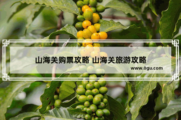 山海关购票攻略 山海关旅游攻略