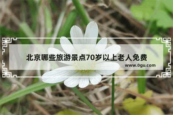 北京哪些旅游景点70岁以上老人免费