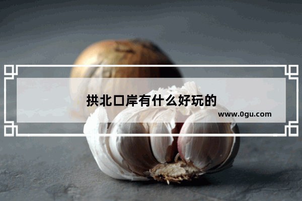 拱北口岸有什么好玩的