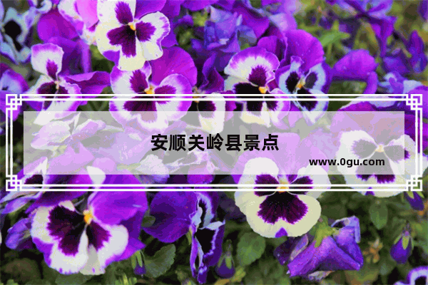 安顺关岭县景点