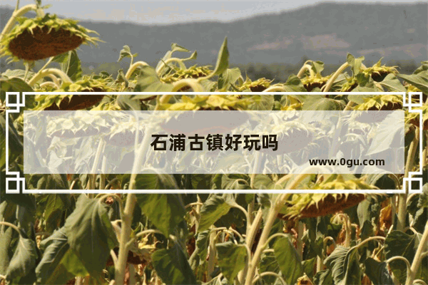 石浦古镇好玩吗