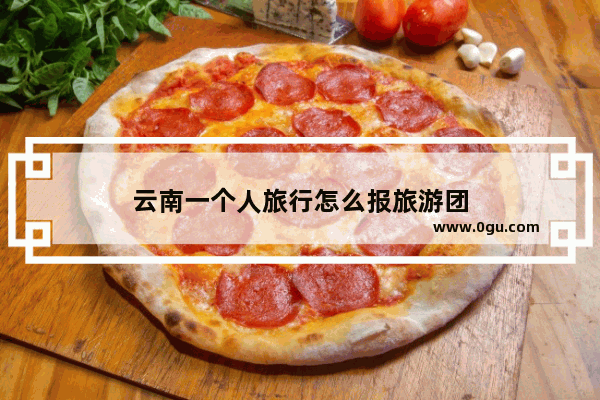 云南一个人旅行怎么报旅游团