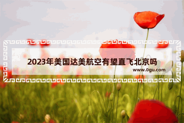 2023年美国达美航空有望直飞北京吗