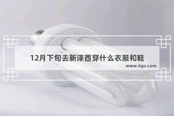 12月下旬去新泽西穿什么衣服和鞋