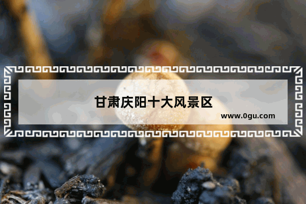 甘肃庆阳十大风景区