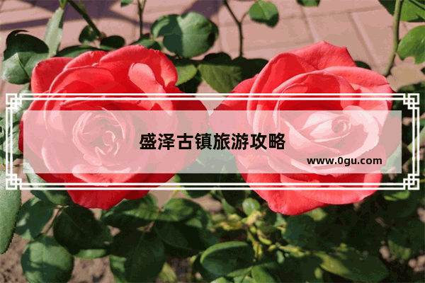 盛泽古镇旅游攻略