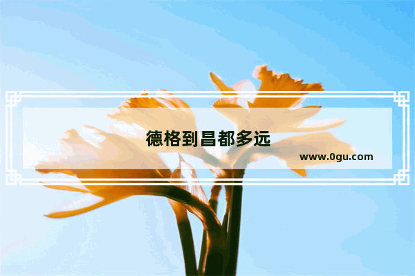 德格到昌都多远