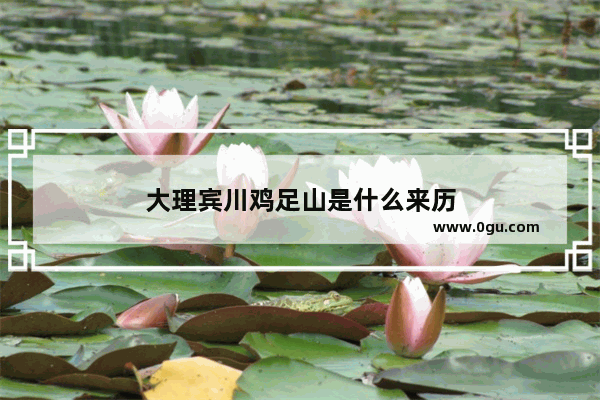 大理宾川鸡足山是什么来历