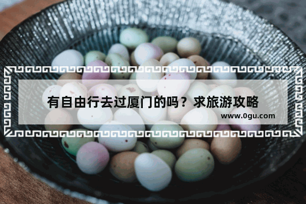 有自由行去过厦门的吗？求旅游攻略