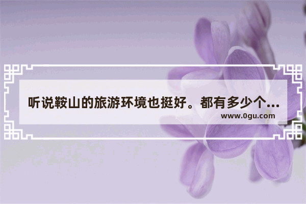 听说鞍山的旅游环境也挺好。都有多少个可观的景色。旅游费用大约得需要多钱