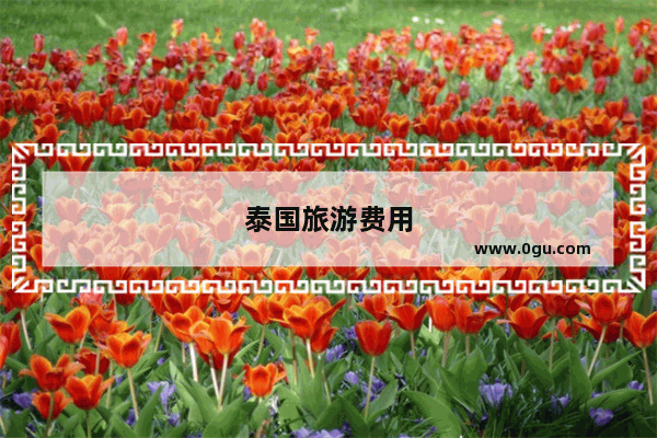 泰国旅游费用