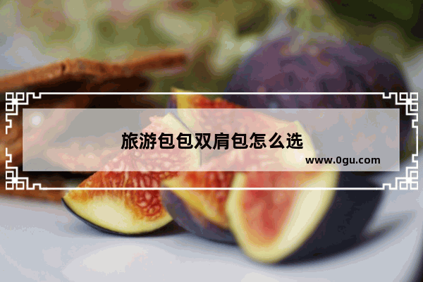 旅游包包双肩包怎么选