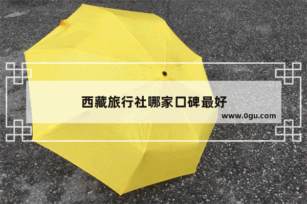 西藏旅行社哪家口碑最好