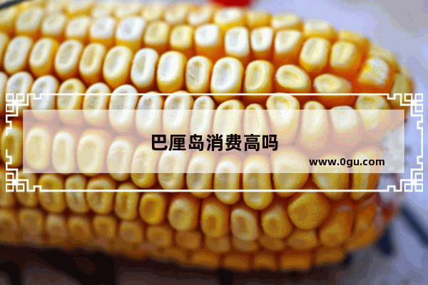 巴厘岛消费高吗