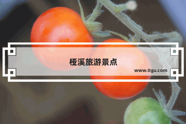 桠溪旅游景点