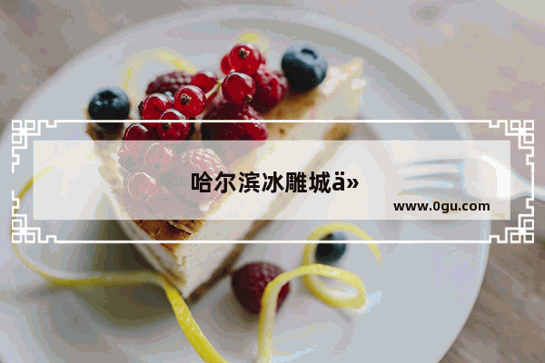 哈尔滨冰雕城什么时候开放