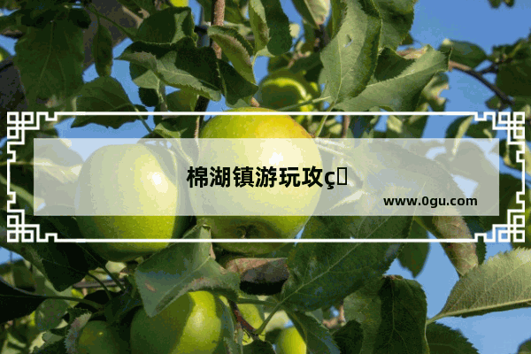 棉湖镇游玩攻略