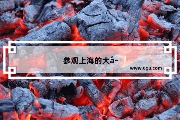 参观上海的大学攻略