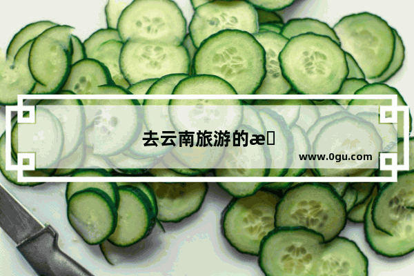 去云南旅游的最佳时间