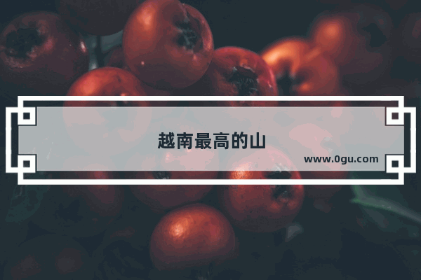 越南最高的山
