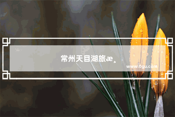 常州天目湖旅游攻略一日游