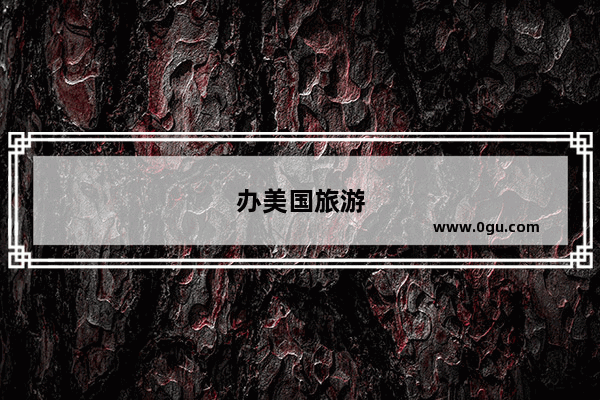 办美国旅游