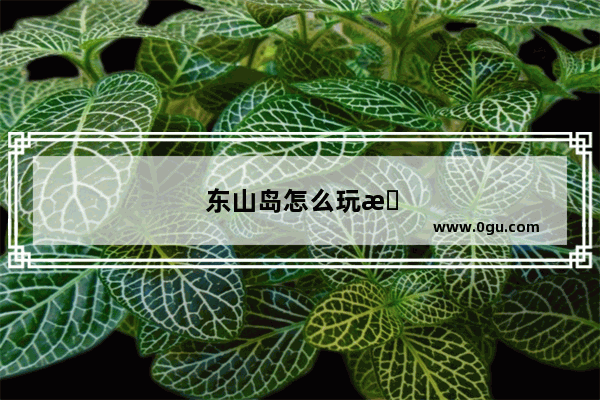 东山岛怎么玩最佳路线