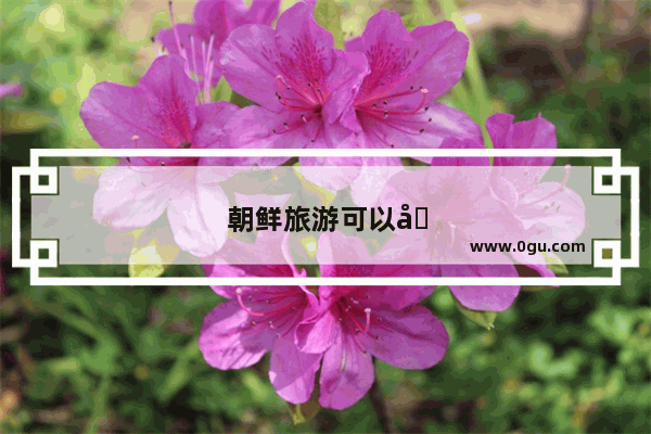 朝鲜旅游可以去吗最新消息