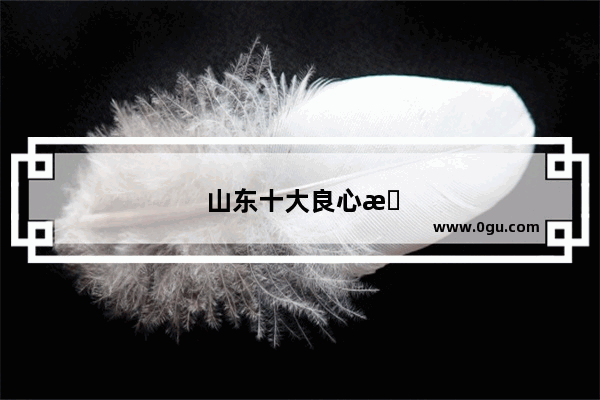 山东十大良心景区排名