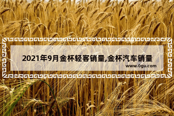 2021年9月金杯轻客销量,金杯汽车销量好么