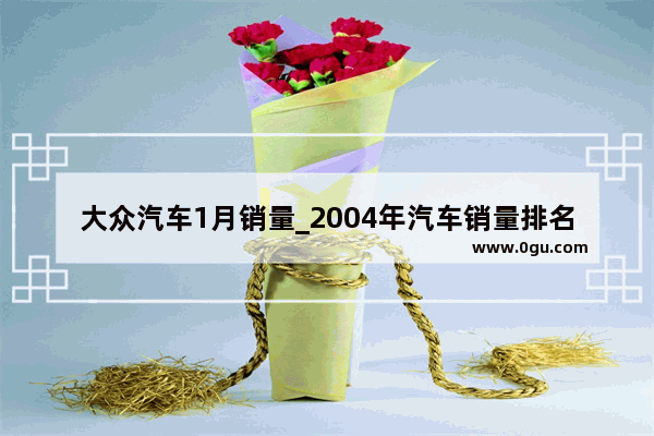 大众汽车1月销量_2004年汽车销量排名